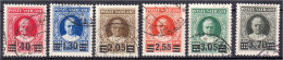 Provisoriensatz 1934, Kompletter Satz In Gestempelter Erhaltung, Rückseitig Signiert Diena. Mi. 1.200,-€ Michel 39-44. - Other & Unclassified