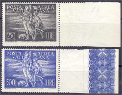 250 L. - 500 L. Flugpostmarken 1948, Postfrische Erhaltung, Rechts Mit Seitenrand. Mi. 700,-€ Michel 147-148. - Sonstige & Ohne Zuordnung