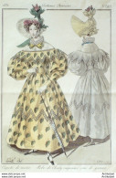 Gravure De Mode Costume Parisien 1831 N°2897 Robe De Charly Imprimé - Etchings