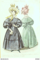 Gravure De Mode Costume Parisien 1831 N°2931 Robe Tissu De Pondichery Pélerine  - Etchings