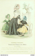 Gravure De Mode Costume Parisien 1837 N°3506  Robes De Soie écharpe Cachemire - Eaux-fortes