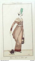 Gravure De Mode Costume Parisien 1912 Pl.06 GOSE Javier-Robe En Satin - Eaux-fortes