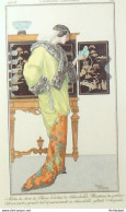 Gravure De Mode Costume Parisien 1912 Pl.32 BRODERS Roger Robe De Soie - Acqueforti