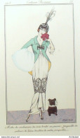 Gravure De Mode Costume Parisien 1913 Pl.057 SOUEF J.Renée Robe Cachemire - Acqueforti