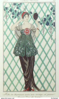 Gravure De Mode Costume Parisien 1913 Pl.080 BARBIER George Robe - Eaux-fortes