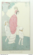 Gravure De Mode Costume Parisien 1913 Pl.081 FRANC-NOHAIN Madeleine - Eaux-fortes