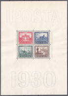 IPOSTA-Block 1930, Ungebraucht, Die Marken Sind Postfrisch, Tadellos. Mi. 550,-€ Michel Block 1. - Altri & Non Classificati