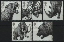 Großbritannien 2006 - Mi-Nr. 2391-2395 ** - MNH - Prähistorische Tiere - Unused Stamps