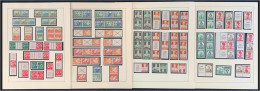 Deutsches Reich - Zusammendrucke 1920/1944 */**: Gepflegte Sammlung Auf Blättern, überwiegend Ungebrauchte Erhaltung, Da - Collections