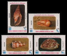 Südjemen 1977 - Mi-Nr. 200-203 ** - MNH - Meeresschnecken / Marine Snails - Yemen