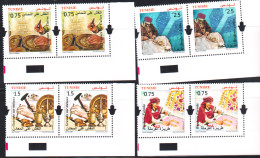 2024- Tunisie- 3éme émission -Métiers De L'artisanat Tunisien -  Série Compléte  En Paire 8V -  MNH****** - Textil