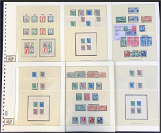 Französische Zone 1945-1949 **: Überkomplette Sammlung In Postfrischer Erhaltung Im Lindner-Ringbinder, Dabei Auch Die K - Collections