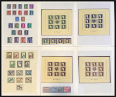 Österreich 1945-2002 **/gest.: Überwiegend Postfrische Sammlung In Vier Vordruckalben, Ab 1945 Augenscheinlich Komplett  - Verzamelingen
