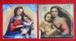 Madonna Di Foligno Christmas Noël Weihnachten 2012 Mi 1733-1734 Yv 1584-1585 POSTFRIS MNH **  VATICANO VATICAN VATICAAN - Ungebraucht