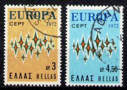 GREECE 1972 - Full Set Used - Gebraucht