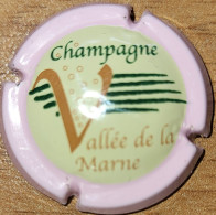 Capsule Champagne VALLÉE DE LA MARNE Série Grand V, Contour Rose Nr 11 - Vallée De La Marne