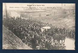 Episode De La Guerre 1914. Hôpital Militaire De Schaerbeek. Funérailles Du Sergent V. Hannoset Du 9ème De Ligne. - Weltkrieg 1914-18