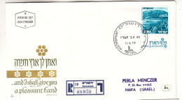 Israël - Lettre Recom De 1976 - Oblit Jerusalem - - Cartas & Documentos