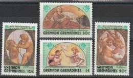 GRENADINES - N°537/40 ** (1984) Oeuvres De Corrège - Grenade (1974-...)