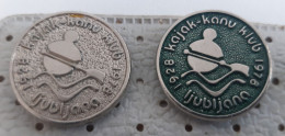 Rowing  Kayak Canue Club Ljubljana 1928/1978  Slovenia Ex Yugoslavia Pins - Remo