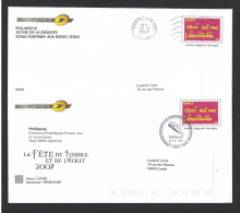 FRANCE 2005. PAP Y&T Type (n°3760) " La Fête Du Timbre Et De L' Ecrit 2007 " Sur 2 Enveloppes. LA POSTE Phil@poste. TB. - Official Stationery