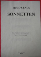 SONNETTEN - Door Hugo Claus - 1986 - Poésie