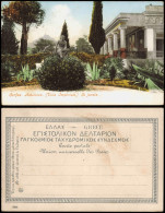 Postcard Korfu Corfou. Achilleion. Villa Imperiale. Le Jardin. 1911 - Griechenland