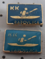 Rowing  Kayak Canue KK Radovljica Slovenia Pins - Canottaggio