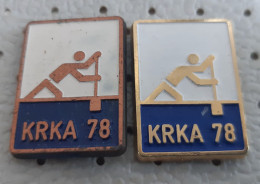 Rowing  Kayak Canue KK Krka 1978 Slovenia Pins - Remo