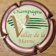 Capsule Champagne VALLÉE DE LA MARNE Série Grand V, Contour Cuivre Nr 16 - Vallée De La Marne