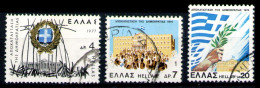 GREECE 1977 - Full Set Used - Usados