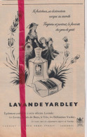 Pub Reclame - Lavande Yardley - Orig. Knipsel Coupure Tijdschrift Magazine - 1953 - Publicités