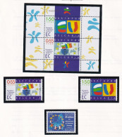 Bulgarie N°4119/4120,4127 & BF 235 - Neuf ** Sans Charnière - TB - Unused Stamps