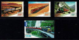 Australia 2010 Great Railway Journeys  Set Of 4 MNH - Nuevos