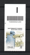 ITALIA :   San  TOMMASO  D'Aquino - C/Barre  N° 2400  MNH** Del  7.03.2024 - Bar-code