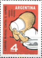 726757 MNH ARGENTINA 1963 CAMPAÑA MUNDIAL CONTRA EL HAMBRE - Nuovi