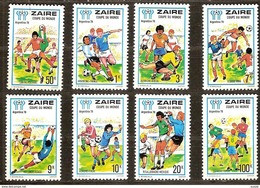 Zaire 1978 Yvertn° 928-935 *** MNH  Cote 5,00 Euro Sport Football - Unused Stamps