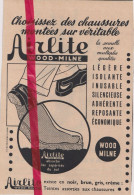 Pub Reclame - Schoenen Chaussures Airlite Wood Milne - Orig. Knipsel Coupure Tijdschrift Magazine - 1953 - Publicités