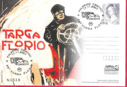 ANNULLO SPECIALE " PALERMO CENTRO *17.11.2001*/ 85^ TARGA FLORIO" - SU CARTOLINA UFFICIALE GRANDE NUMERATA - 2001-10: Storia Postale