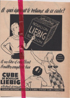 Pub Reclame - Cube De Bouillon Liebig - Orig. Knipsel Coupure Tijdschrift Magazine - 1953 - Publicités