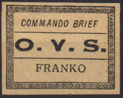 Orange Free State. COMMANDO BRIEF (faux Car Pas De Point Après FRANCO). - Orange Free State (1868-1909)