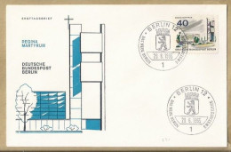 DE.- ERSTTAGSBRIEF. REGINA MARTYRUM. 28.8.1965. DEUTSCHEN BUNDESPOST BERLIN 12. - 1948-1970