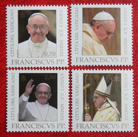 Pope Francis I 2013 Mi 1766-1769 Yv 1623-1626 POSTFRIS / MNH / **  VATICANO VATICAN VATICAAN - Nuevos