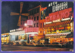 Carte Postale 75. Paris  Moulin Rouge  Spectacles Cinéma  Très Beau Plan - Paris By Night