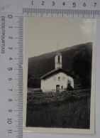 Photo Photographie Originale : LES ALLUES Savoie Une Chapelle église  C.1960 - Voorwerpen