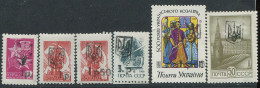 Ukraina:Ukraine:Unused Overprinted Soviet Union Stamps Serie, Melitopol, 1993, MNH - Ukraine