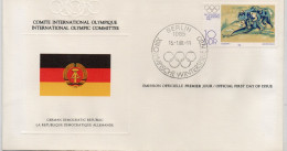 DDR - East Germany Jeux Olympiques De Moscou   1980 FDC - 1971-1980