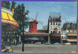 Carte Postale 75. Paris  Moulin Rouge  Spectacles Cinéma  Très Beau Plan - Paris La Nuit