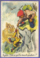 Carte Postale  Alpinisme  Escalade Le Guide   Très Beau Plan - Alpinisme