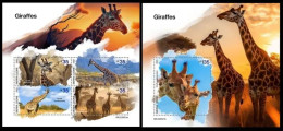 Sierra Leone 2023 Giraffes. (521) OFFICIAL ISSUE - Giraffes